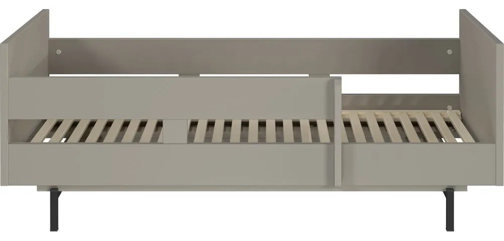 Szürke gyerekágy ágyráccsal 70x140 cm Tomino – Germania