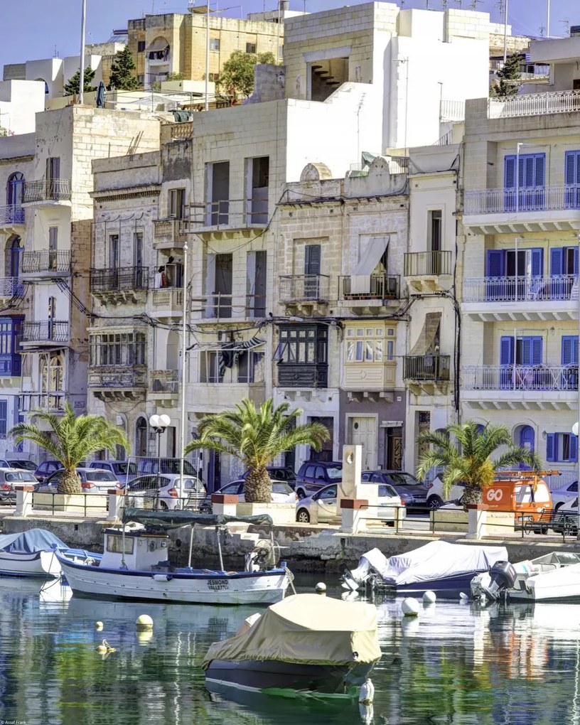 Poszter 40x50cm Marina in Senglea, Assaf Frank