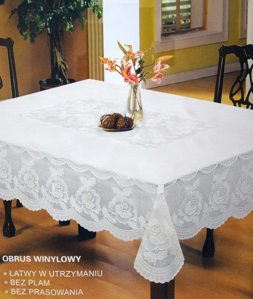 Abrosz Vinil Csipke Fehér