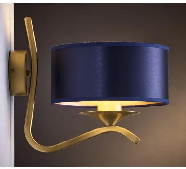 Jupiter 2115 - KASZMIR fali lámpa 1xE27/15W/230V kék/arany