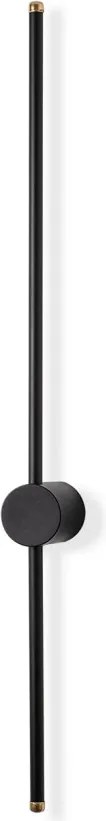 Sword 13484 fekete fém LED falilámpa