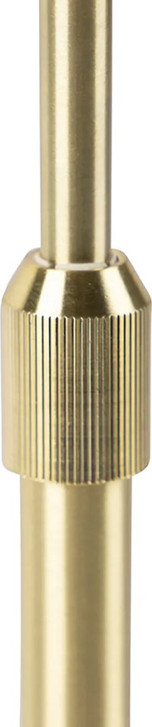 Asztali lámpa arany beállítható árnyékolóval világosbarna 35 cm - Parte