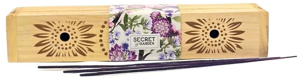 Arome Secret garden fa doboz illatpálcikákkalPurple Haze, 10 pálcika