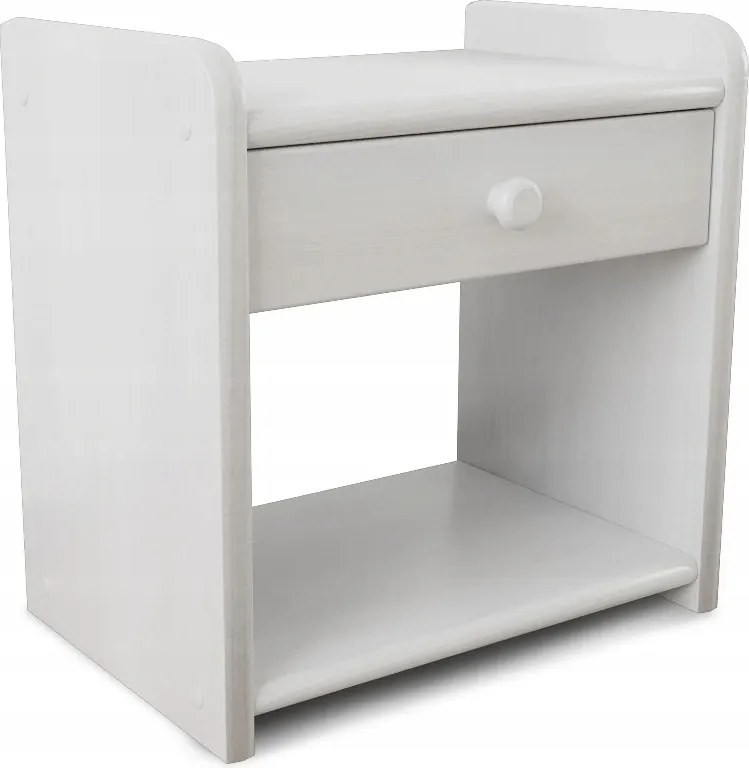 Ilona éjjeliszekrény, fehér