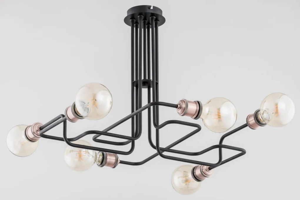 Alfa HOOK 25156 Plafonlámpa 6x60W/E27 IP20