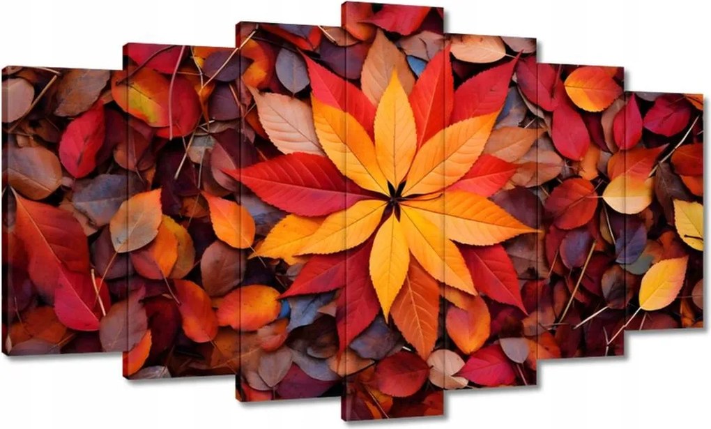 Vászonkép 140x80 Őszi színes levelek