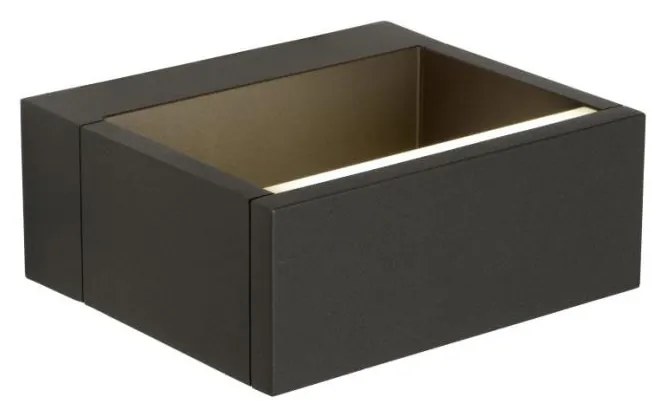 Lucide 28857/06/30 - LED kültéri fali lámpa GOA LED/6W/230V fekete IP54