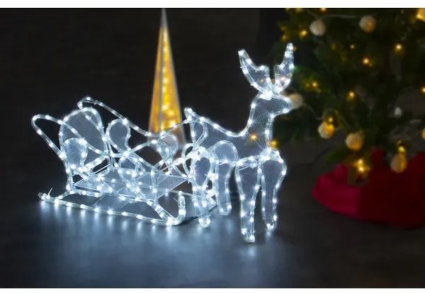 Retlux - LED Kültéri karácsonyi dekoráció LED/12W/230V IP44 rénszarvas