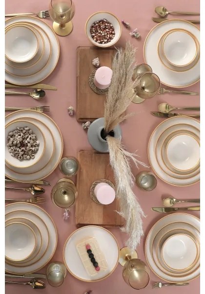 24 darabos bézs kerámia étkészlet