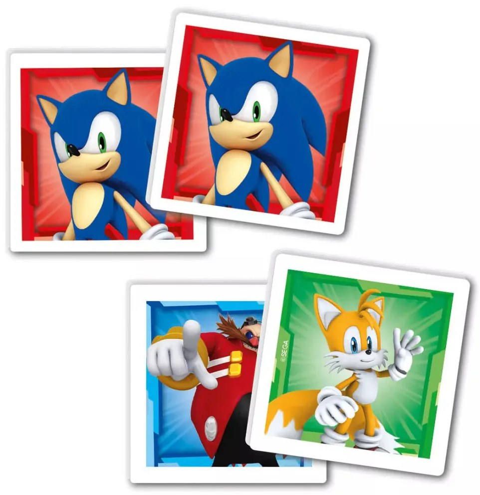 Sonic a sündisznó Characters 4 az 1-ben játékgyűjtemény Clementoni