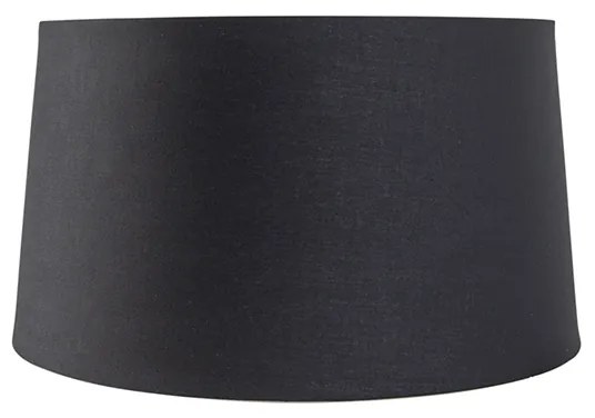 Fekete pamut lámpabúra arany belsővel 40/35/22