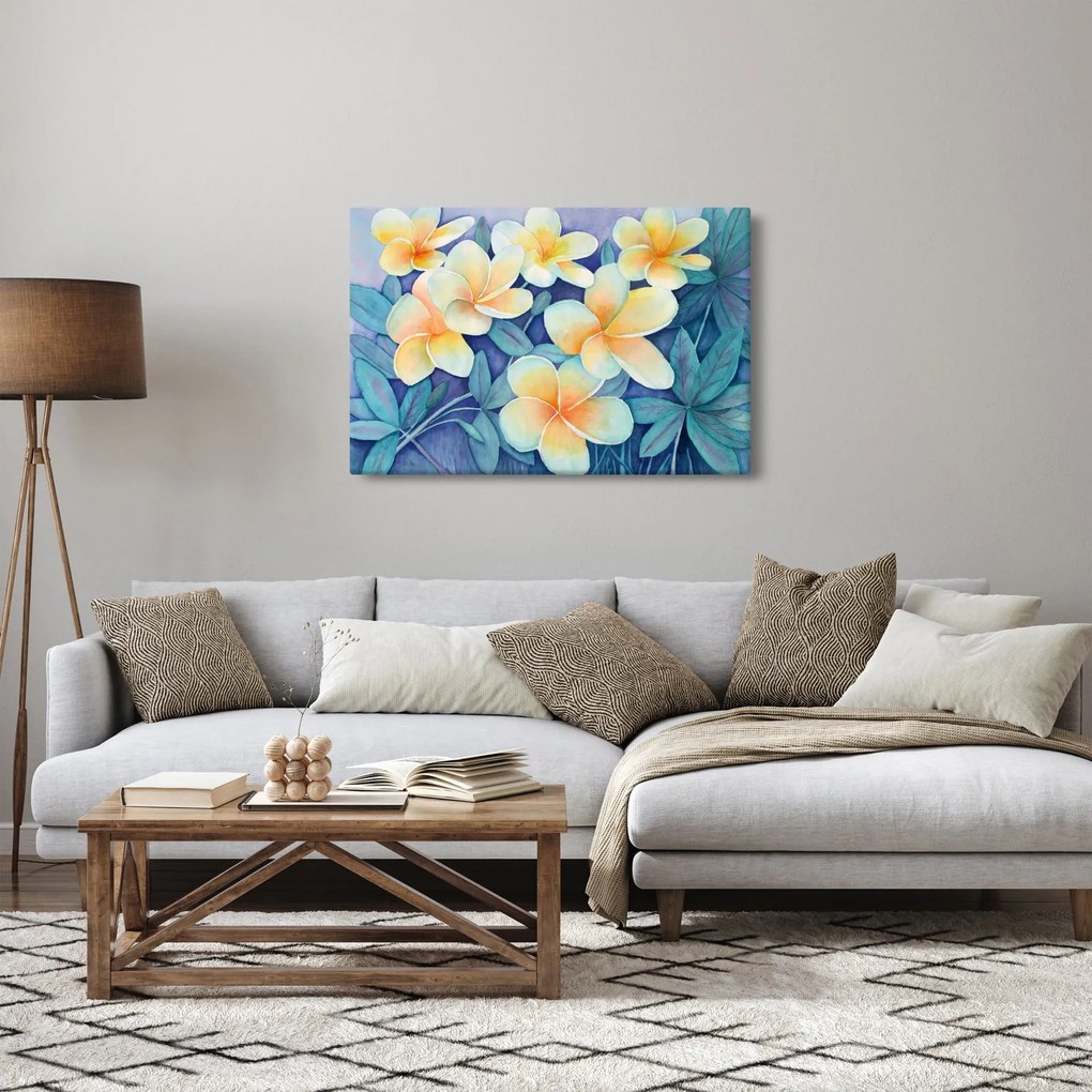 Kép - trópusi bokrok (90x60 cm)