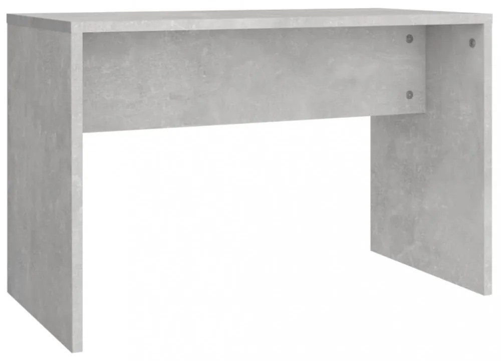 betonszürke színű fésülködőasztal-szett 86,5 x 35 x 136 cm