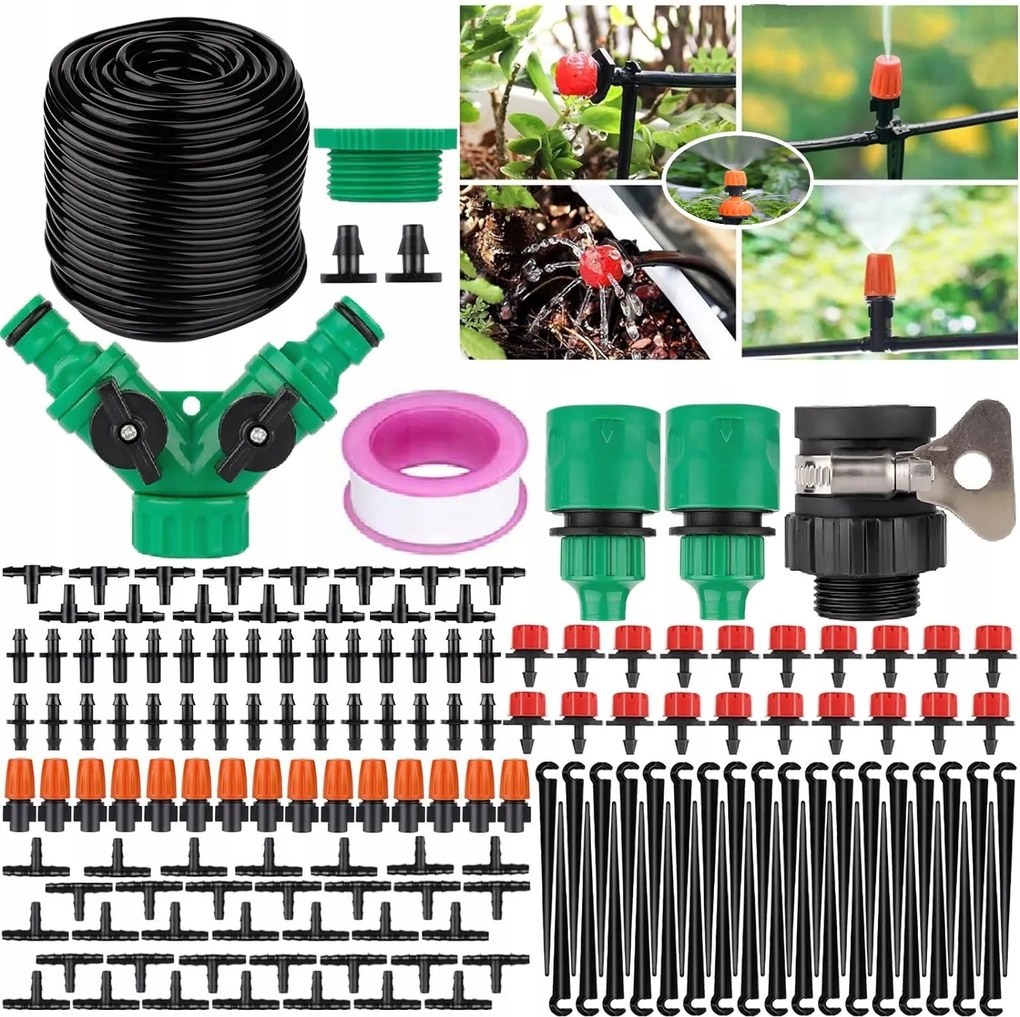 Kerti öntözőrendszer szett 40 m 158 részes Diy SaiXuan