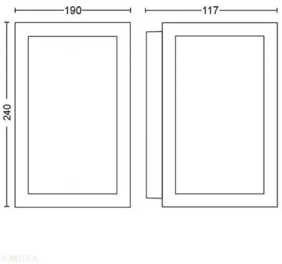 Philips 17430/30/P7 - Hue IMPRESS RGBW LED kültéri lámpa 2x8W IP44
