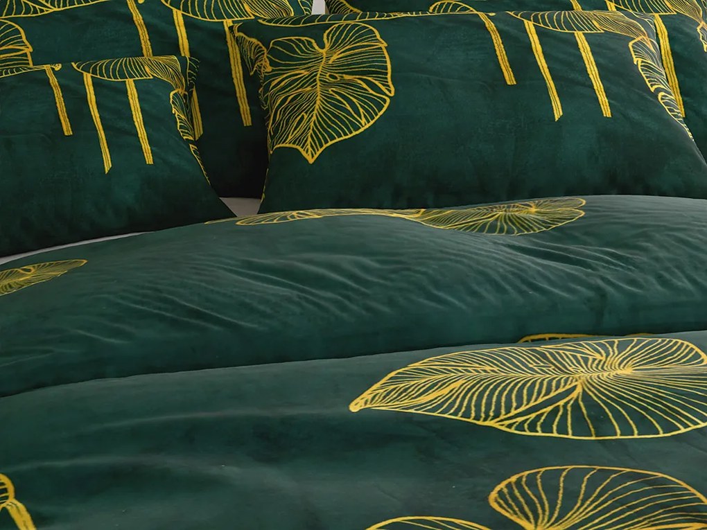 Mikroszálas ágynemű VENECIA zöld Ágyneműhuzat mérete: 70 x 90 cm | 140 x 200 cm