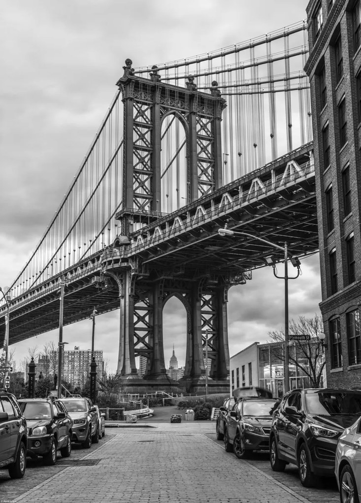 Poszter 39,5x55cm Híd Manhattanben, Assaf Frank