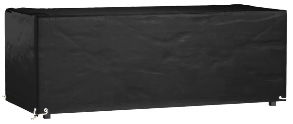 téglalap alakú kerti bútor huzat 8 fűzőlyukkal 192x82x65 cm
