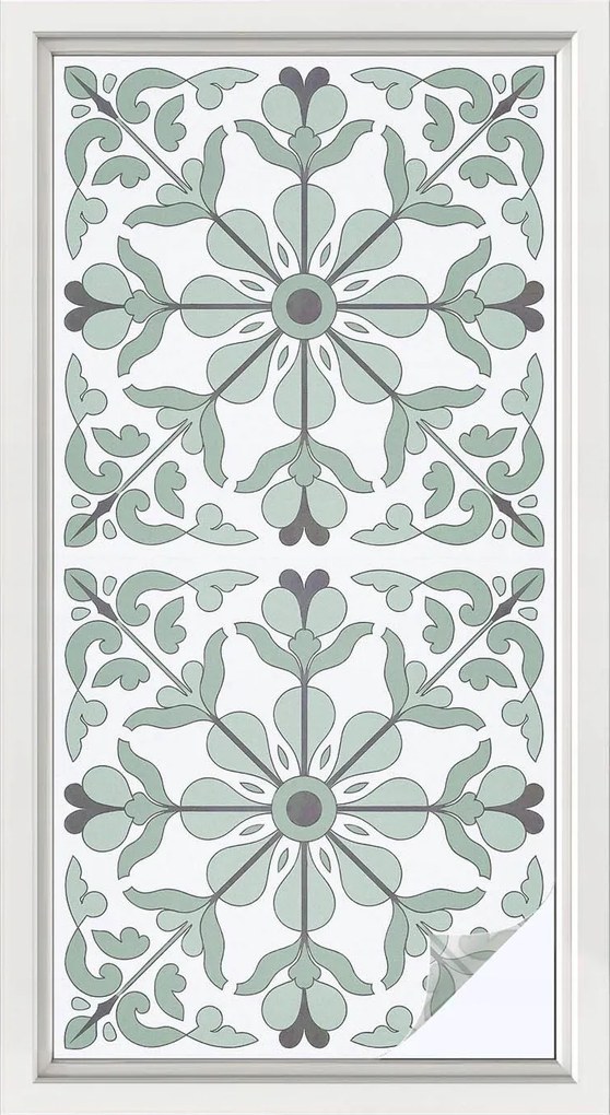 Öntapadós Ablakfólia Adatvédelem Növényi mintás 50x100 cm