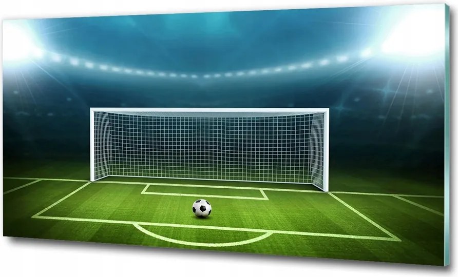 Fotó üvegfestmény Labdarúgás falfestmény 100x70