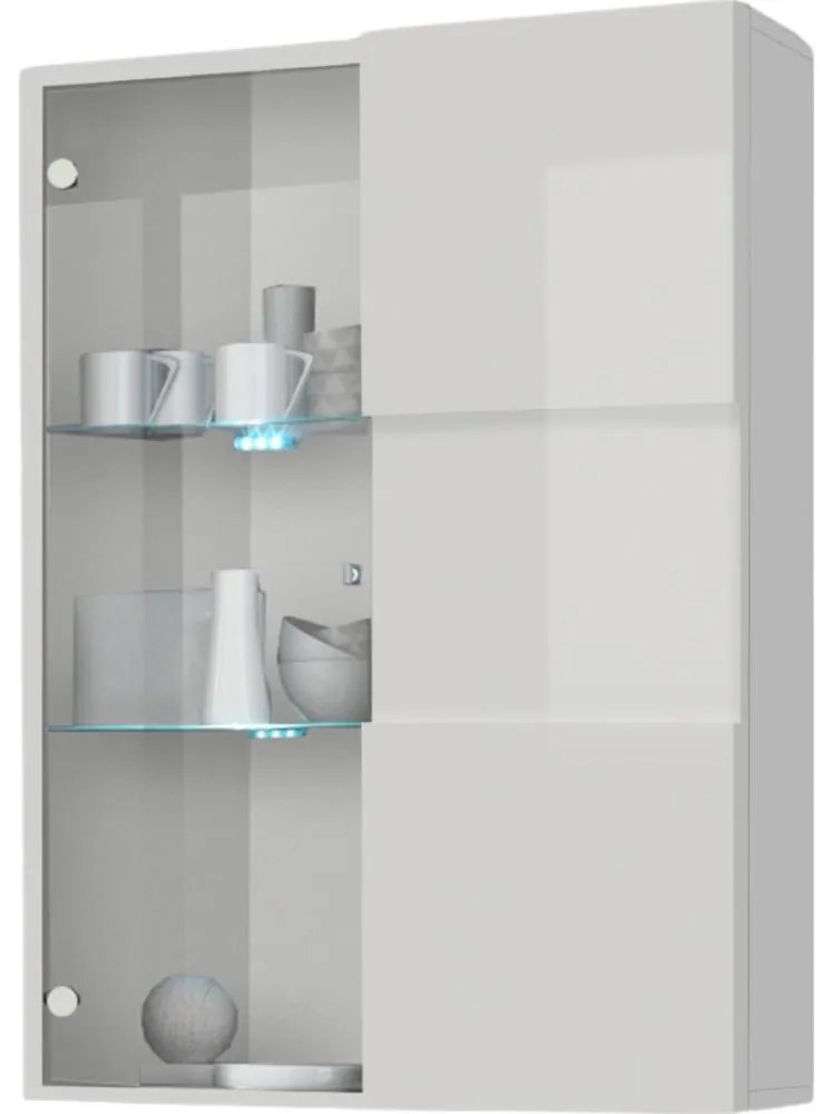 SERIAN fehér fali szekrény