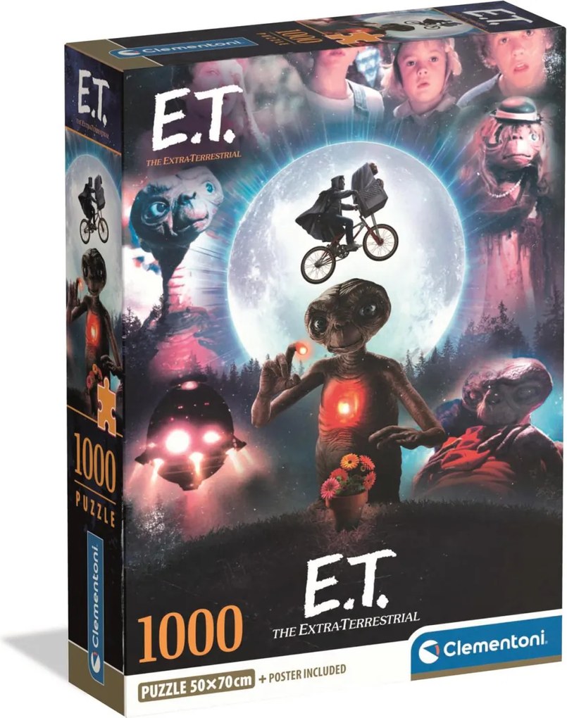 E.T. Cosmic 1000 db-os Compact puzzle Clementoni