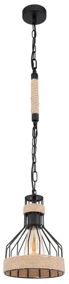 Globo 15675H - Csillár láncon HALIA 1xE27/60W/230V