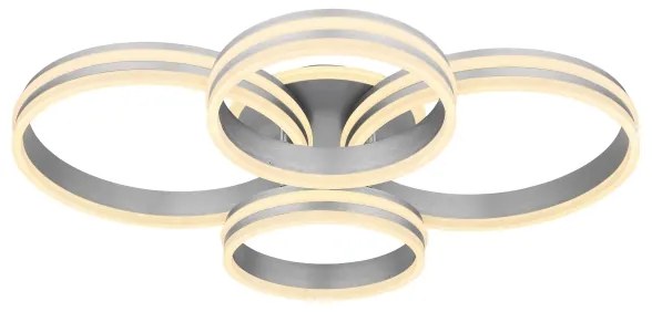 Globo 67260-90 - RUBIO LED 90W mennyezeti lámpa 68x85 cm + távirányító