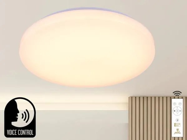 LED mennyezeti lámpa OPAL + távvezérlő + hangvezérlés 48W - LC902SV