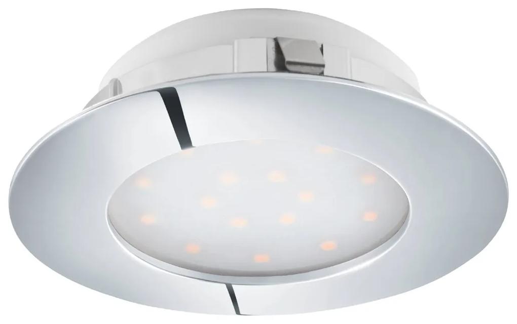 Eglo 95888 Pineda fürdőszobai beépíthető lámpa, króm, 1000 lm, 3000K melegfehér, beépített LED, 1x12W, IP20, IP44