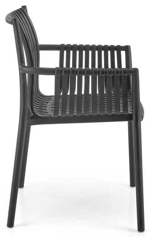 Lamar étkezőszék, fekete
