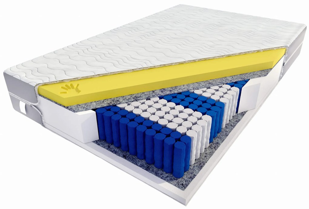 Matrac 90x200 Táskarugós, Visco memóriahab Faidra MAX