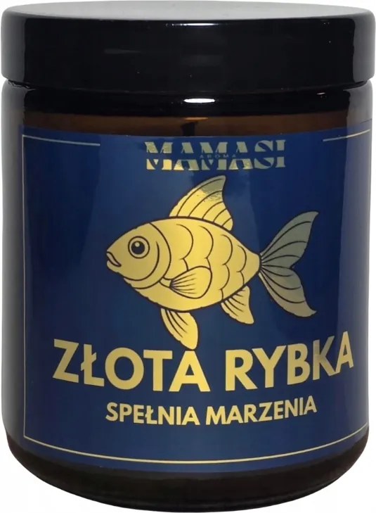 Aranyhal A Boldogságért gyertya, szójagyertya 100% illatos 180ml