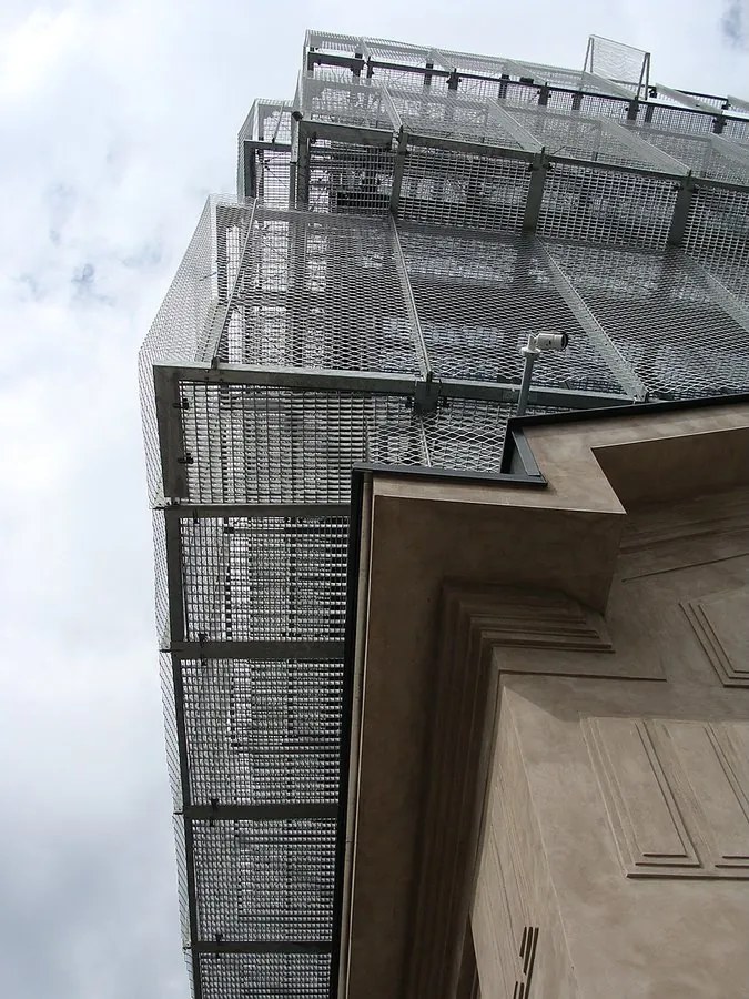 Acél padlórács 40 x 100 x 3 cm, ezüst