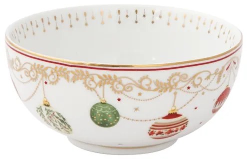 Christmas Eve karácsonyi porcelán tálka 12 cm