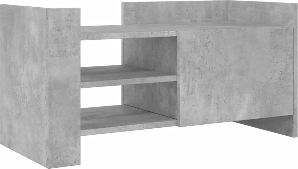 vidaXL betonszürke szerelt fa TV-szekrény 80 x 35 x 40 cm
