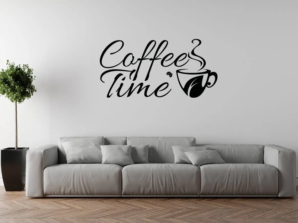 Gario Falmatrica Coffee Time Szín: Fekete-Matt, Méret: 100 x 50 cm