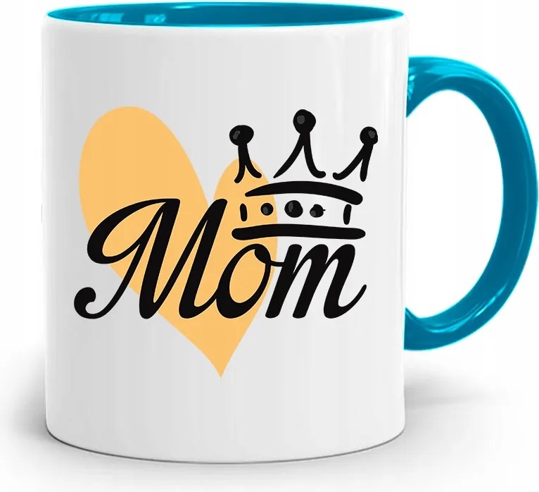 Kék Bögre Anyák Napjára Anyák Napi Ajándék fényképes nyomattal