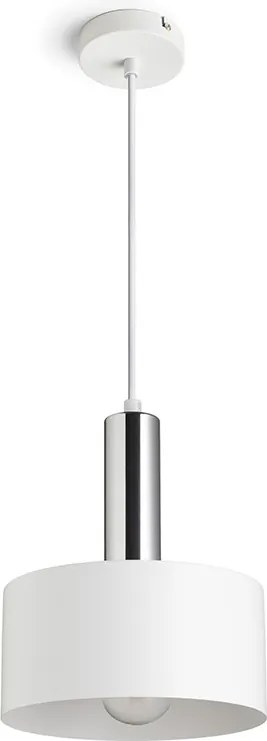 RENDL GIULIA 20 függőlámpa fehér króm 230V LED E27 15W