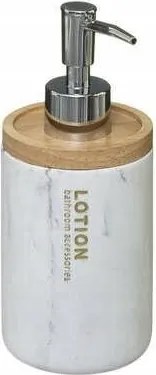 Szappan adagoló Lea fehér pumpás szappantartó
