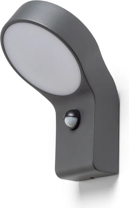 RENDL ELIA PIR fali lámpa antracitszürke 230V LED 9W IP44 3000K