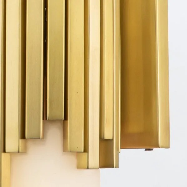 Elstead MARVELE-2WB-AB-OPAL - LED fürdőszobai lámpatest MARVELE 2xG9/4W/230V IP44