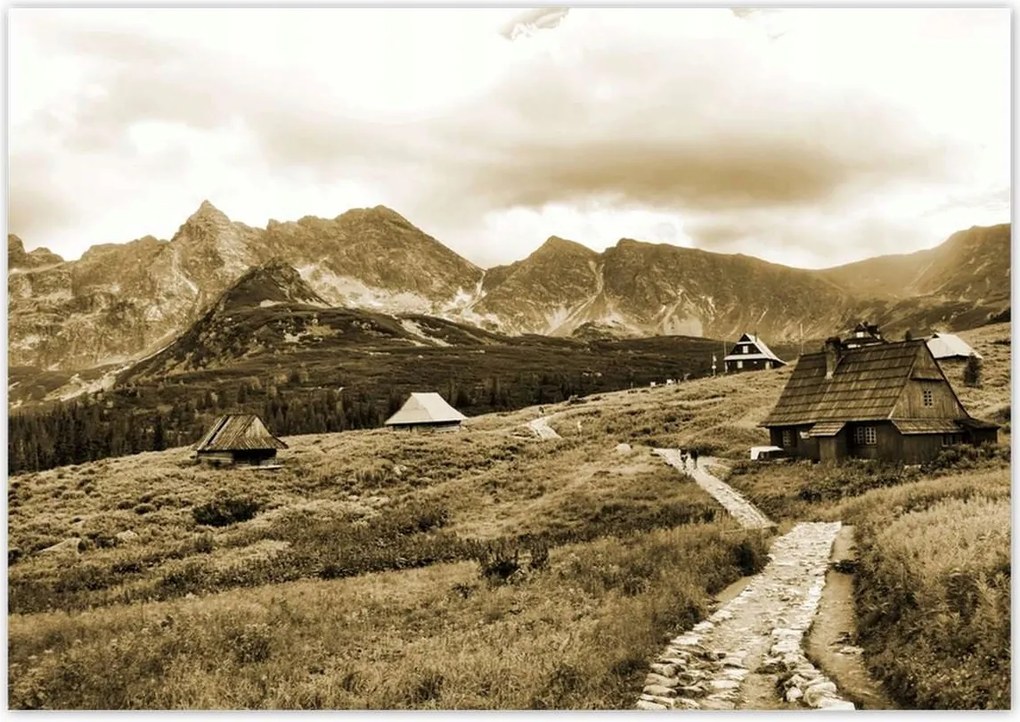 Poszterek 100x70 Tátra Lengyel hegyek Kilátás