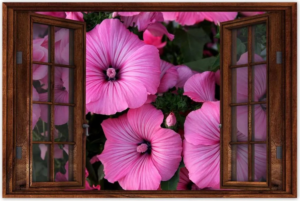 Poszter 60x40 Lila virágok