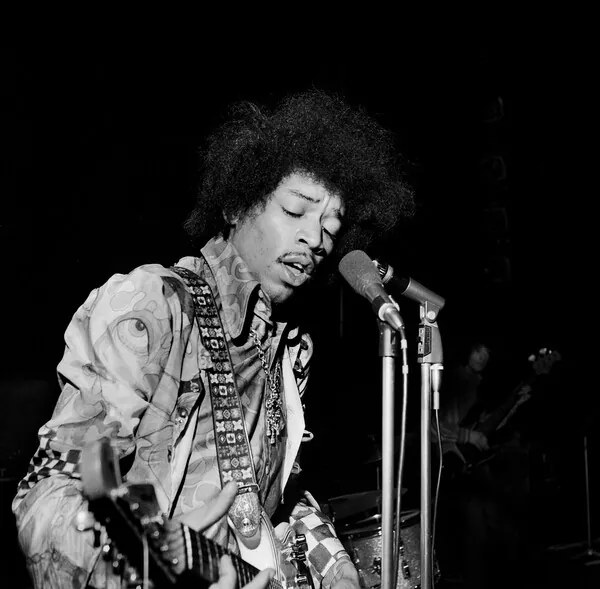 Fotográfia American guitarist, composer and singer Jimi Hendrix