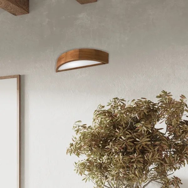 Brilagi - LED fali lámpa CARVALHO 1xE27/60W/230V tölgy cseresznye