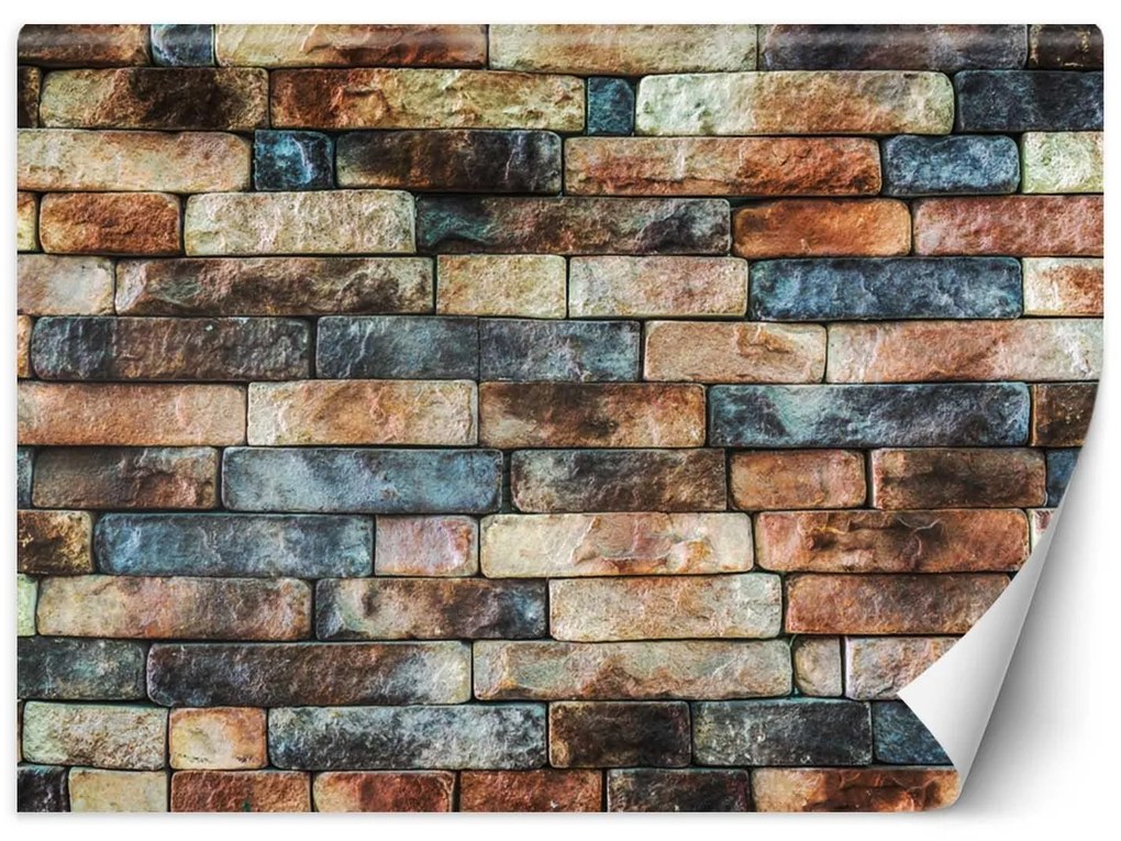 Gario Fotótapéta Színes homokko fal Anyag: Vlies, Méret: 100 x 70 cm
