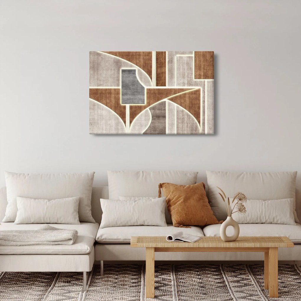 Kép - Alakzatok (90x60 cm)