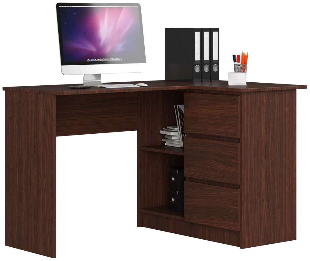 Sarok PC asztal Bodhi (wenge) (J). Akció -17%. 1068795