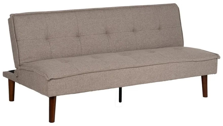 Szürkésbézs zsenília kinyitható kanapé 181 cm – Ixia